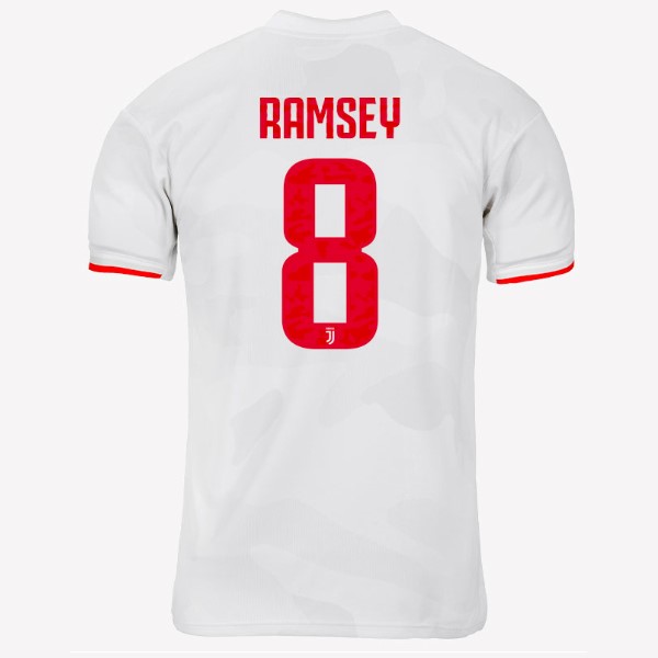 Camiseta Juventus NO.8 Ramsey 2ª 2019/20 Gris Blanco